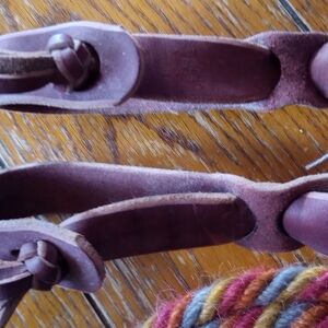 Stylish Brown Leather Pet Belt